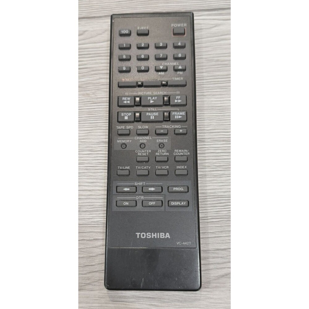 Toshiba VC-442T VCR Remote Control Original OEM